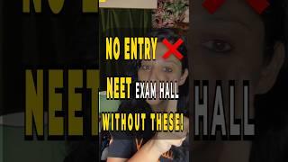 Things to Carry to Exam Hall | NEET 2023 Exam Day Guidelines #vedantubiotonic #shortsfeed