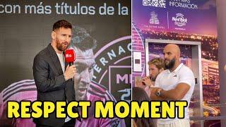 Humble MESSI also invited his bodyguard to the MARCA award | Respect Moment!