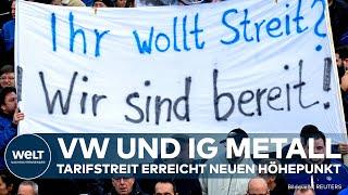 VOLKSWAGEN: "Keine Einigung!" Längste Tarifrunde mit IG Metall bleibt ohne Ergebnis
