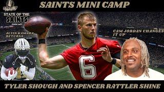 Saints QB BATTLE Begins: Shough vs. Rattler | Kamara’s Back | Cam Jordan’s Bold New Look!