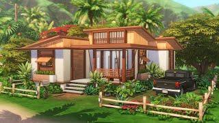 Modern Filipino Home (Bahay Kubo - Inspired) | SIMS 4 Stop Motion Build | No CC