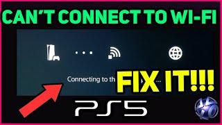 PS5 CAN'T CONNECT TO WIFI EASY FIX! (Fast Solution)