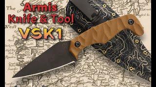 NEW Custom Tactical Knife Brand: Armis VSK1 - Michael Grasso!