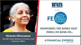 The Financial Express: India's Best Bank Awards 2022 LIVE | FM Nirmala Sitharaman Live