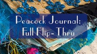 (SOLD) Peacock Junk Journal: Finished!