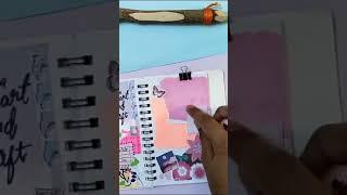 journal with me~pink #trendingshorts #art #craftstudio #iqra #drawing #craftwork #diy #craftdesign