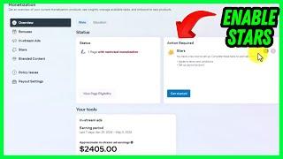 How to enable stars on facebook page || Set Up Facebook Stars
