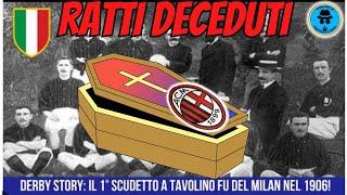 RATTI SPORTIVAMENTE DECEDUTI,LO SCUDETTO DI CARTONE E' IL VOSTRO DEL 1906,V'ABBIAMO MARCHIATO A VITA