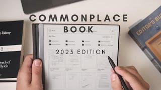 What's In My Commonplace Book? - 2023 Edition