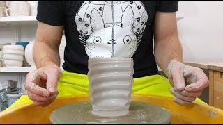 Throwing and Sacrificing a Swirly Tumbler