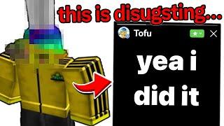 This Roblox YouTuber Should Be BANNED... (Tofu)