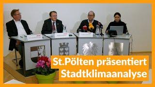 St.Pölten präsentiert Stadtklimaanalyse