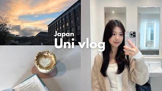 Japan uni vlog: baking club, studying in cafes, what’s in my bag