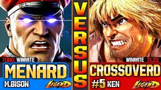 SF6 MenaRD (M.Bison Vs Ken) CroosoverRD ▰ High Level