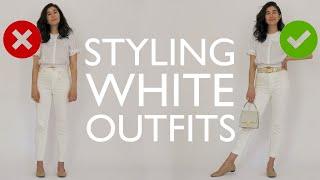 HOW TO WEAR ALL WHITE OUTFITS