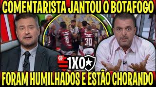 COMENTARISTA JANTOU OS ANTIS AO VIVO "O FLAMENGO DE FILIPE LUIS HUMILHOU O BOTAFOGO" FLAMENGO 1X0