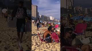 İpanema beach BREZILYA  #shorts