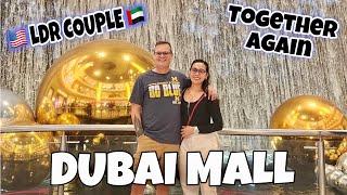 PINASYAL KO SIYA SA PINAKAMALAKING MALL SA DUBAI | COUPLE TOUR | FILIPINO-AMERICAN LDR COUPLE