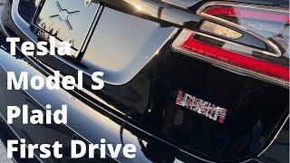 Tesla Model S Plaid First Ride