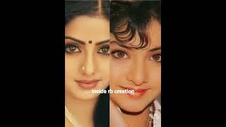 sri devi vs divyabharti#video #shorts #sridevi #divyabharti