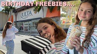 Getting my Birthday  Freebies | SISTER FOREVER