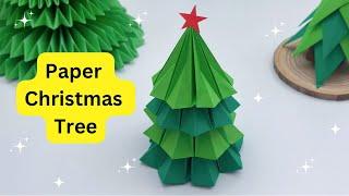 Paper Table Top Christmas Tree / 3D Paper Christmas Tree / Christmas Decoration Ideas / Paper Craft