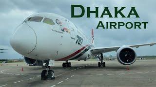 Inside View Of Dhaka Airport Runway | Hazrat Shahjalal International Airport |