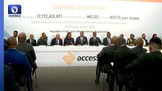 Access Holdings PLC Holds Signing Ceremony In Lagos