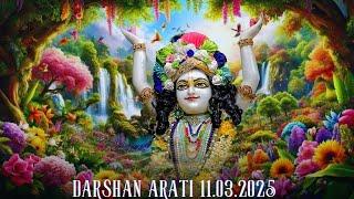 Darshan arati || ISKCON HBR Layout Bengaluru || 11.03.2025