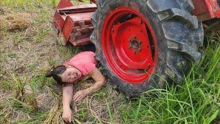 Video Full: how to drive a plow with great skill of a country girl