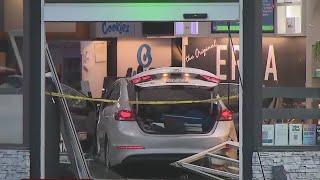 Burglary suspect crashes into LA weed dispensary