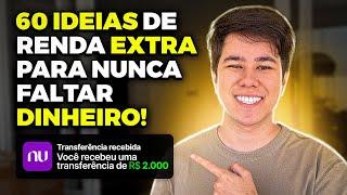 60 IDEIAS DE RENDA EXTRA PARA GANHAR MAIS DINHEIRO NO FINAL DO MÊS!