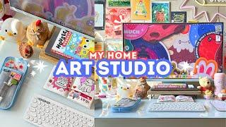 Studio Tour 2024  New Upgrades & Creative Space Transformation