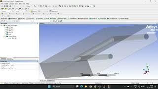 How to create fluid domain inside the hollow pipe | Ansys Workbench | Ansys Fluent | Heat Exchanger