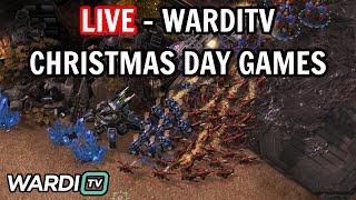 LIVE : WARDITV CHRISTMAS DAY GAMES - CLEM / DARK / MAXPAX / HERO / GUMIHO / BYUN [StarCraft 2]