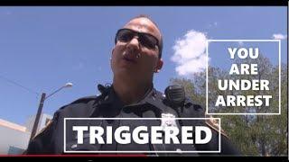 1st amendment audit //4TH in the series WHEN TYRANTS GET TRIGGERED///ARRESTED