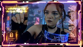 ASMR Cyberpunk  Friend fixes your System Error (rain, visual triggers, hand movements)