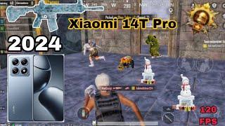 OMG Xiaomi 14T Pro Pubg Bgmi test smooth+ 120fps New update 3.4 Livik gameplay 