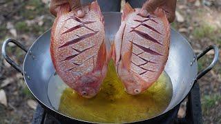 The Perfect Fried Red Snapper Recipe | Crispy Fried Whole Fish | How to Make Deep Fried Fish