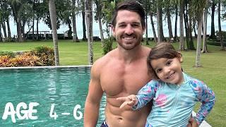 Father and Daughter Work Out Together Part 3: Age 4-6