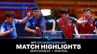 Liang Jingkun/Lin Gaoyuan vs Kwan Man Ho/Li Hon Ming | MD SF | WTT Contender Zagreb 2023