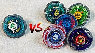 Rock Leone vs TEAM GanGan Galaxy (INSANE BEYBLADE METAL FIGHT!!!)