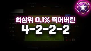 "드리블 없이 패스로만 챔스찍는" 티키타카 전술 [4222]