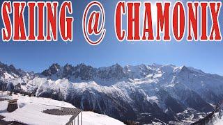 Skiing in Chamonix, France 2022