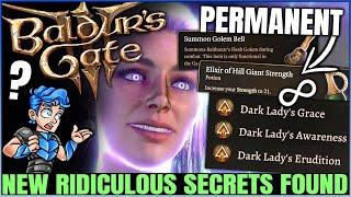 Baldur's Gate 3 - +5 STAT BUFF, INFINITE GOLEM BELL TRICK, PERMANENT HILL GIANT - 15 New Secrets!