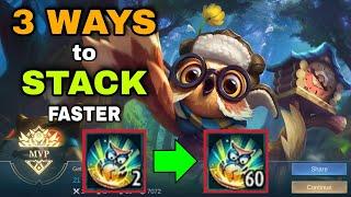 How to MAX DIGGIE'S STACKS in Fastest Way Mobile Legends