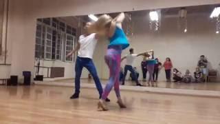 Maxim & Anastasia - Zouk improvisation at Ipanema Dance Studio