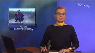 Pościg za motocyklistą - TV Toruń 04.11.2019