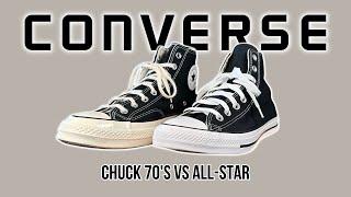 Converse Chuck 70's Vs All Stars: What's The Difference?