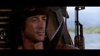 Rambo: First Blood Part II What bring you good luck? I guess this.